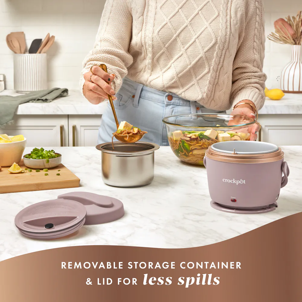 cigarette lighter crock pot Crock-Pot 20oz Lunch Food Warmer Black Licorice: Portable Slow Cooker with Locking Lid & Dishwasher-Safe Parts : Target and more with you Crock-Pot Lunch Crock Food Warmer