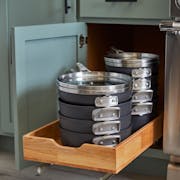 Premier™ Space-Saving Hard-Anodized Nonstick 12-Inch Everyday Pan with Lid