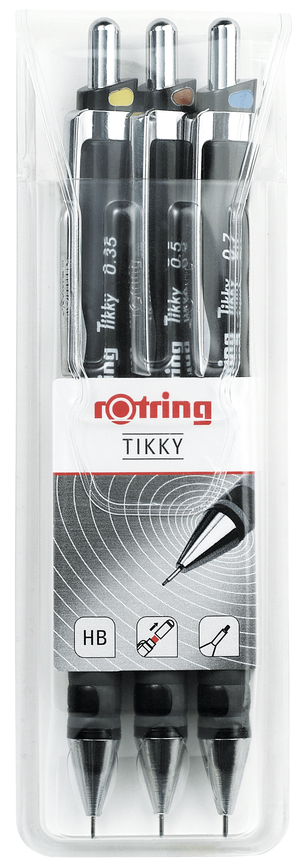 Tikky Mechanical Pencil 3 Pack | rOtring