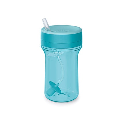 Sippy cup with lid and straw