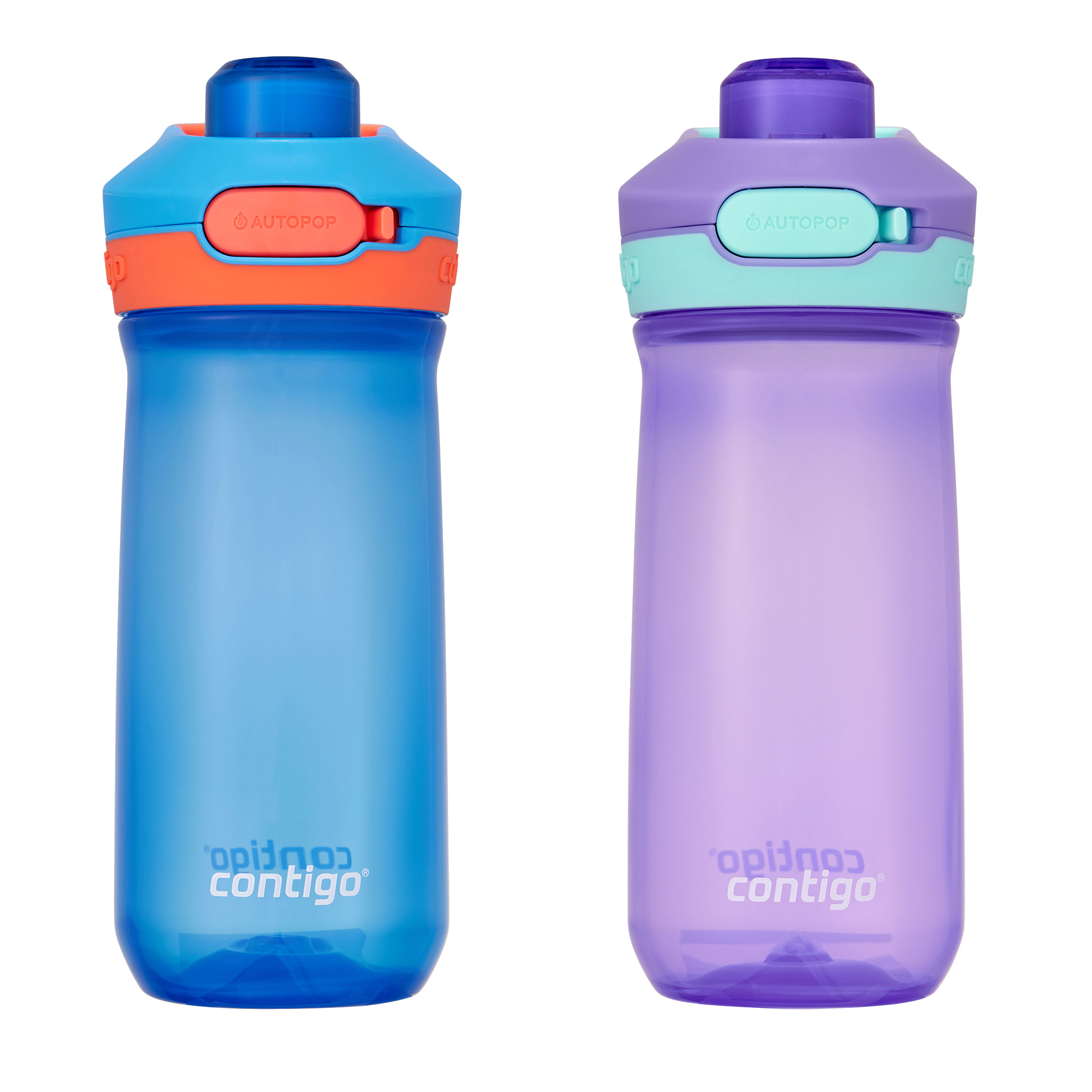 Contigo Kids Jessie Water Bottle with AUTOPOP Lid, 14oz | Contigo