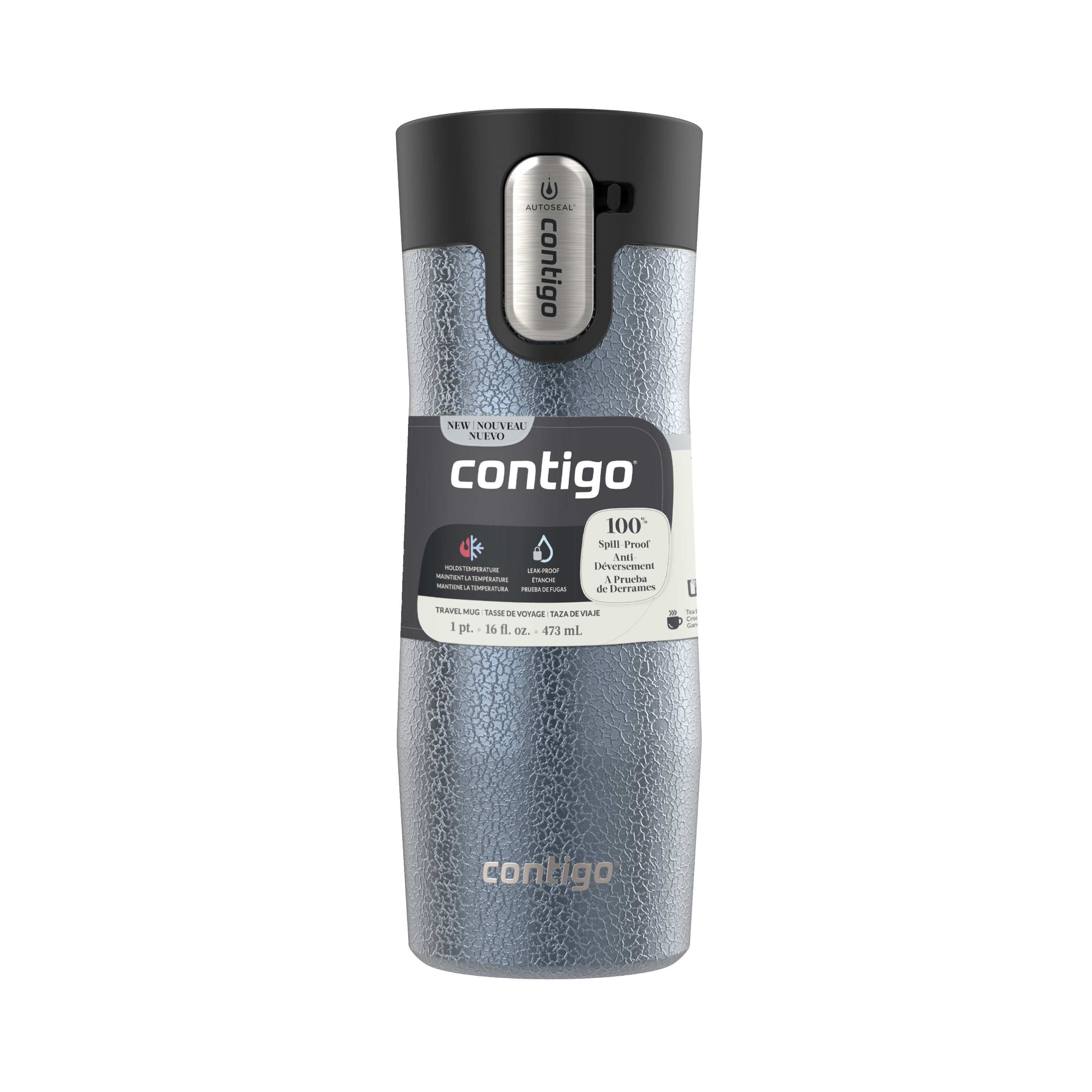 Contigo West Loop 3.0 Stainless Steel Travel Mug with AUTOSEAL Lid, 16oz