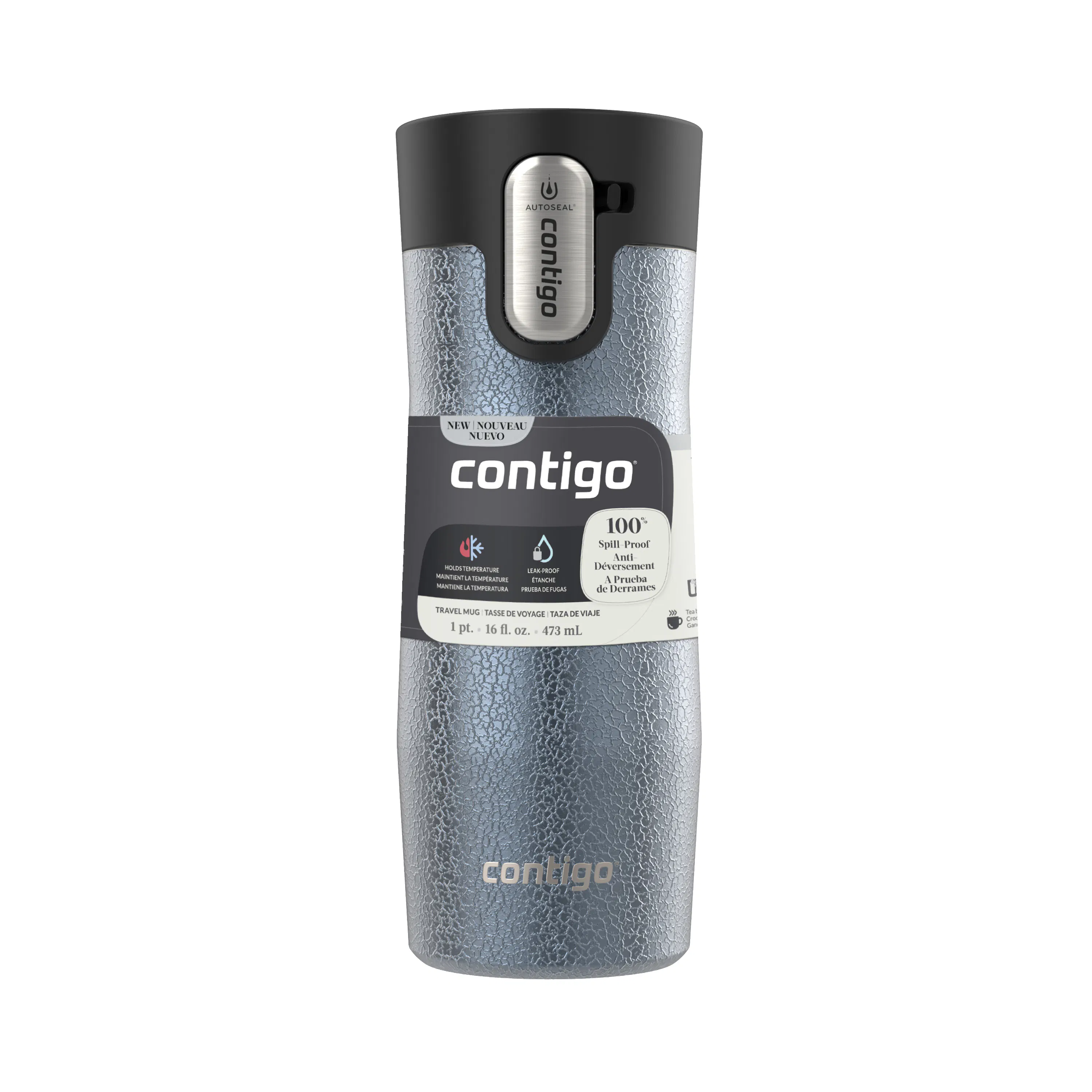 Contigo West Loop 3.0 Stainless Steel Travel Mug with AUTOSEAL Lid, 16oz