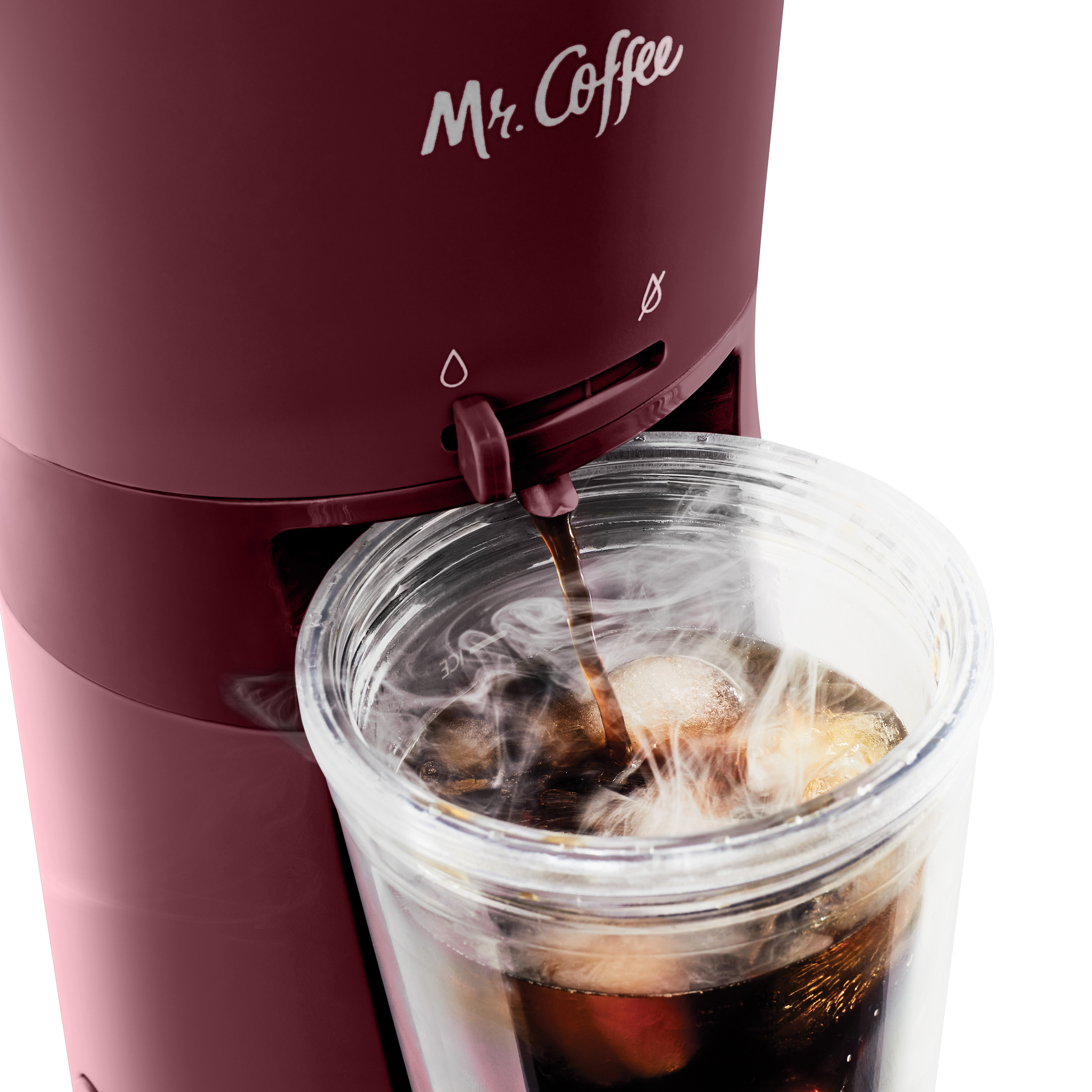 Mr. Coffee Iced Coffee Maker with Reusable Tumbler and Coffee Filter Calphalon