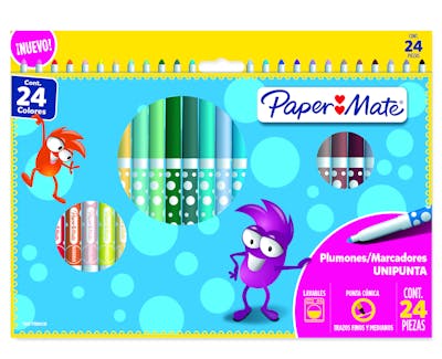 Plumones Paper Mate Unipunta Cónica