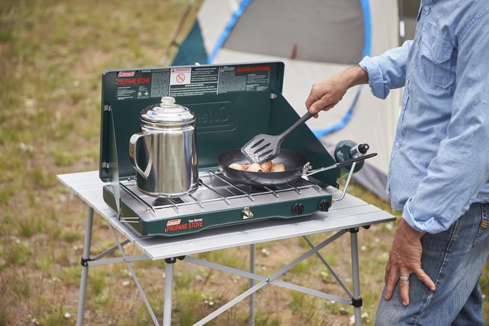 Classic Propane Gas Camping Stove, 2-Burner