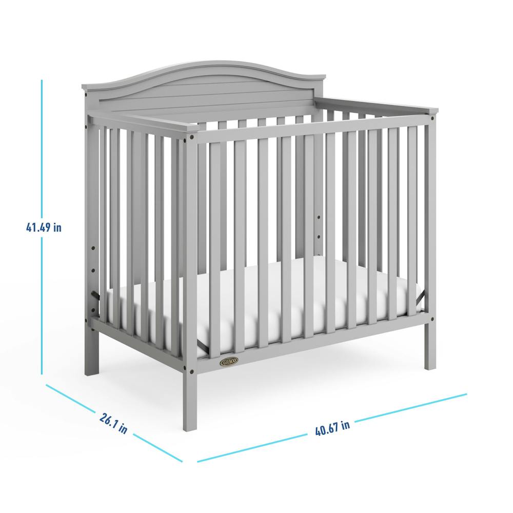 Mini Crib Gray Cribs For Sale Stella 4-in-1 Convertible Mini Crib