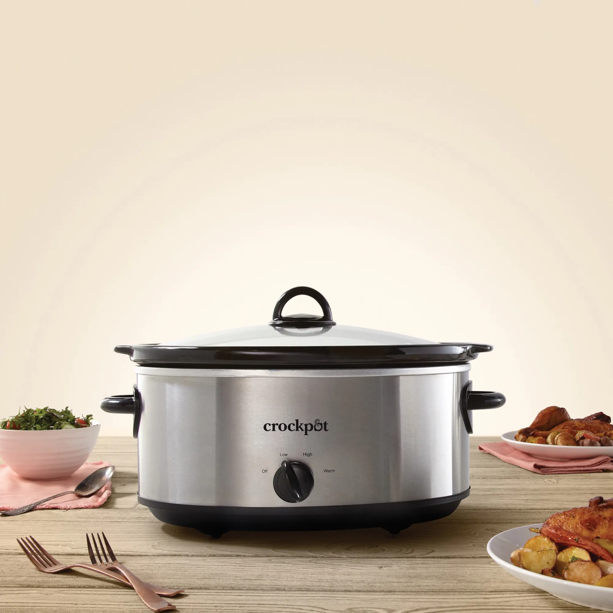Crock-Pot Slow Cooker Digitale - Pentola A Cottura Lenta 5,7 Litri, Acciaio Inox - Foto 3
