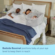 DreamMore™ Bedside Bassinet Deluxe with Calming Motion