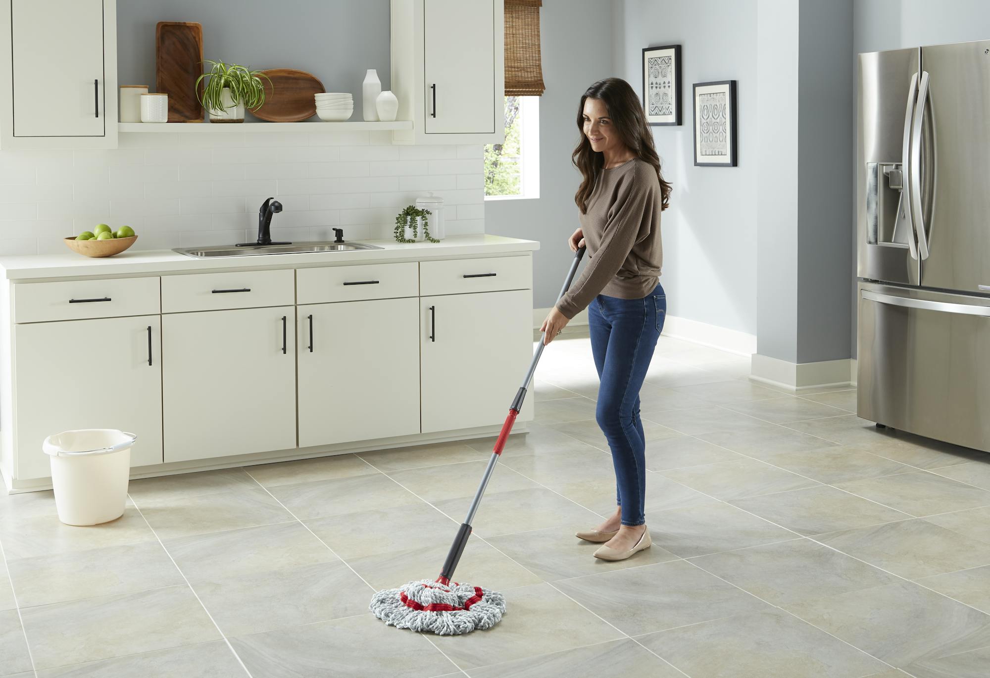 Rubbermaid Wringable Flat Mop Microfiber Refill