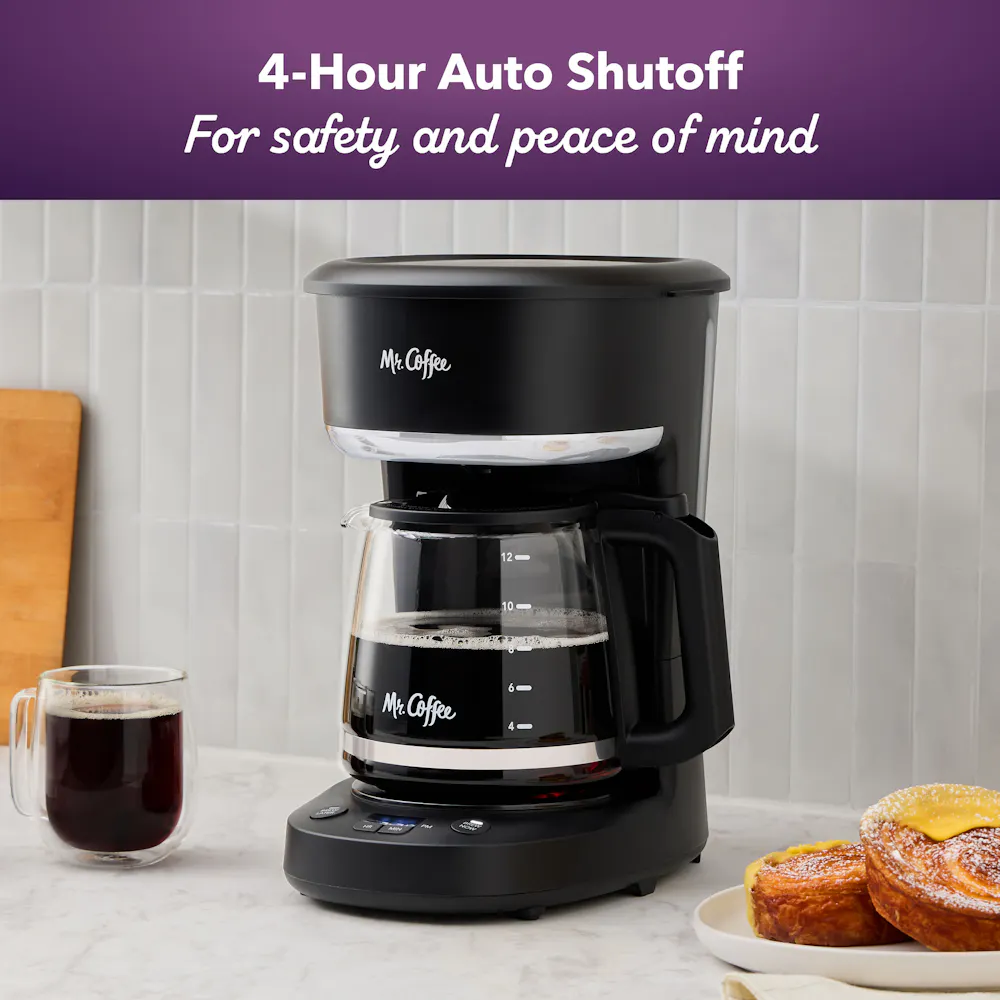 Mr. Coffee Programmable Coffee Maker, 12-Cup Coffee Maker, Black |  Calphalon