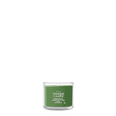 Shimmering Christmas Tree Candle