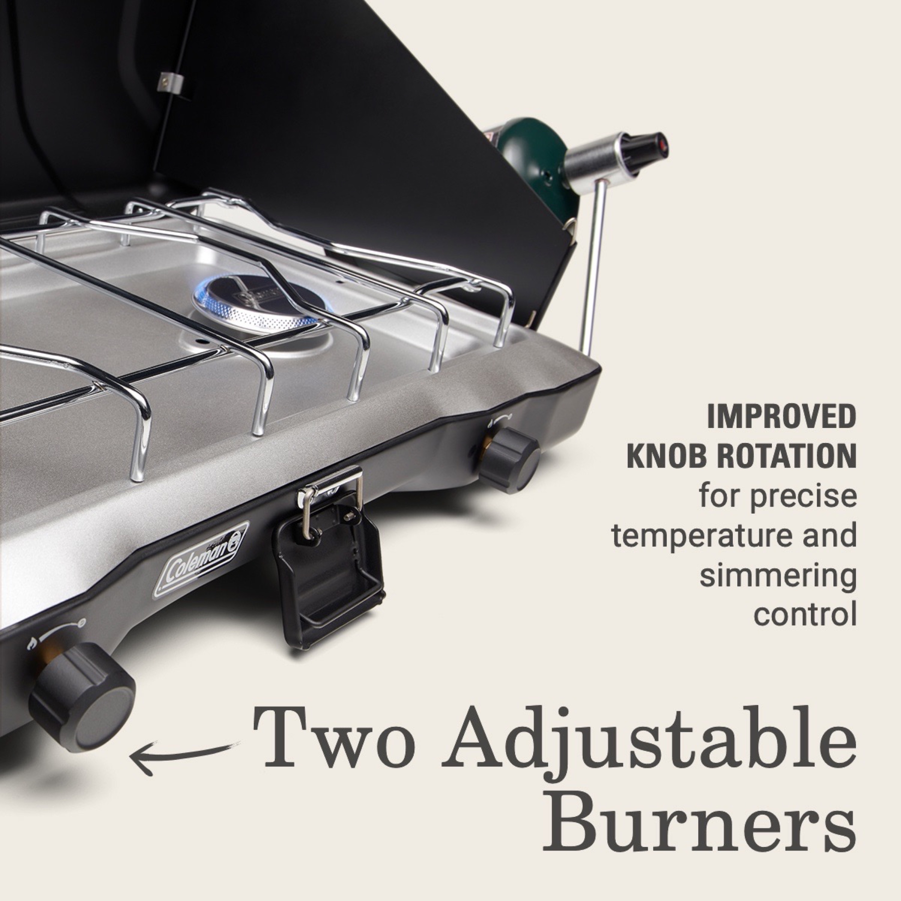 Triton™ 2-Burner Propane Camping Stove | Coleman