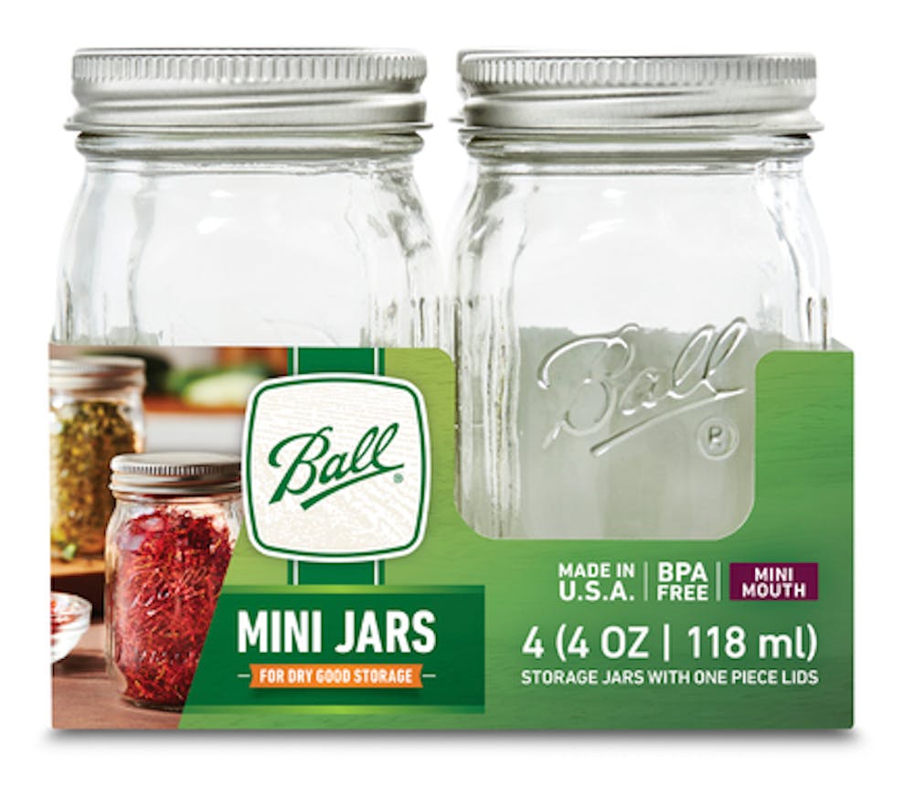 Ball® Mini Storage Jars & Lids | Ball