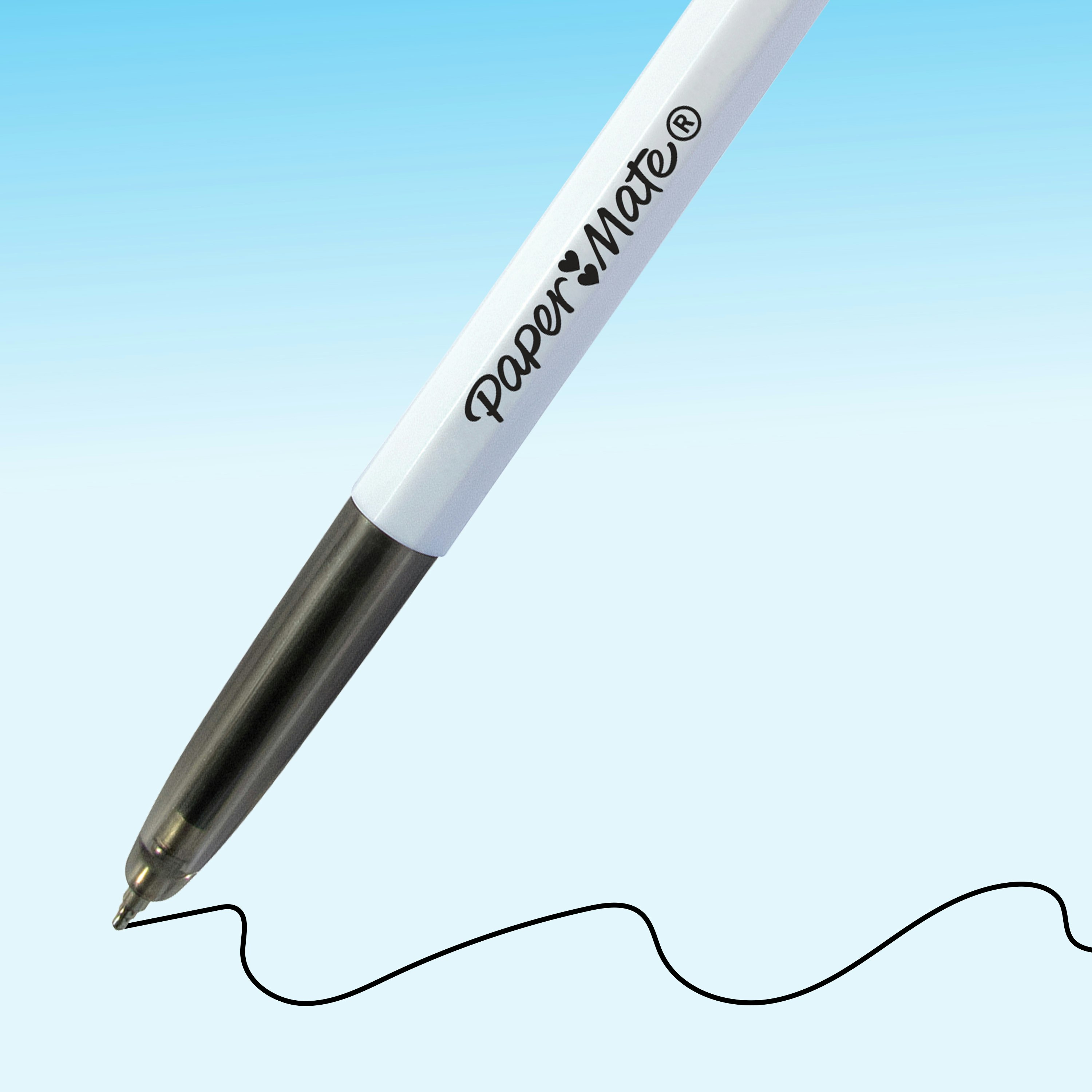 Maped Free Writer Penna A Sfera Retrattile - Punta Media 1.0 Mm - Inchiostro Nero - Scrittura Fluida