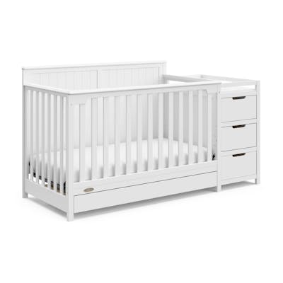 Baby cribs with storage and changing table best sale