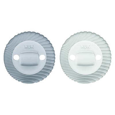 NUK for Nature Comfy Duet Soother 2-in-1 Pacifier and Teether, 0-12 months