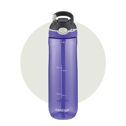 Contigo Kinder-Trinkflasche Mit Pop-Up-Trinkhalm, 400 Ml, Auslaufsicher