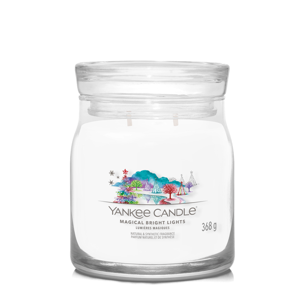 Magical Bright Lights Signature Medium Jar Candle Sale Yankee Candle