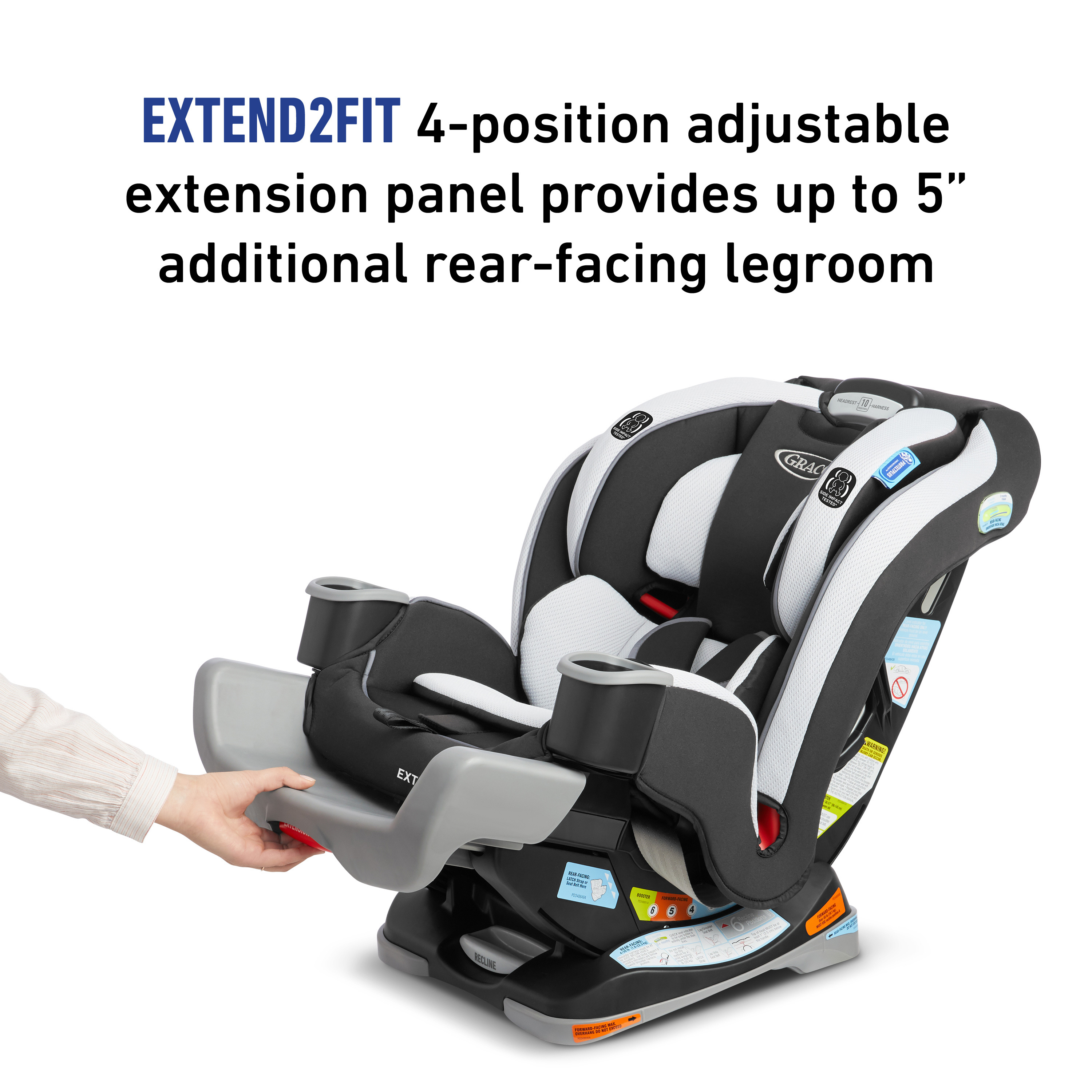 Graco extend2fit blue hotsell