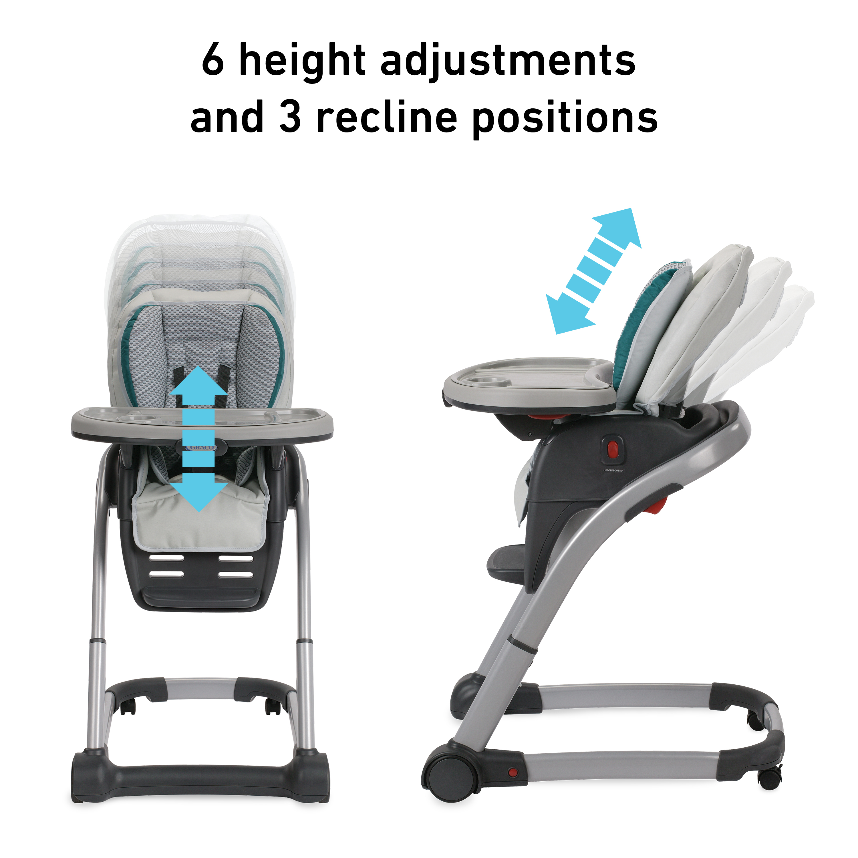 Blossom 6 in 1 Convertible Highchair Graco Baby