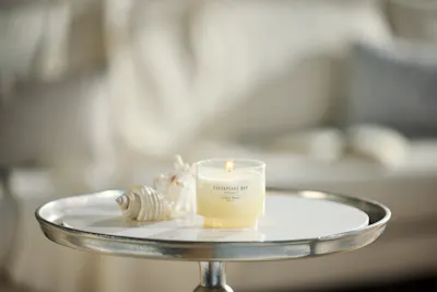 Golden Waves Candle