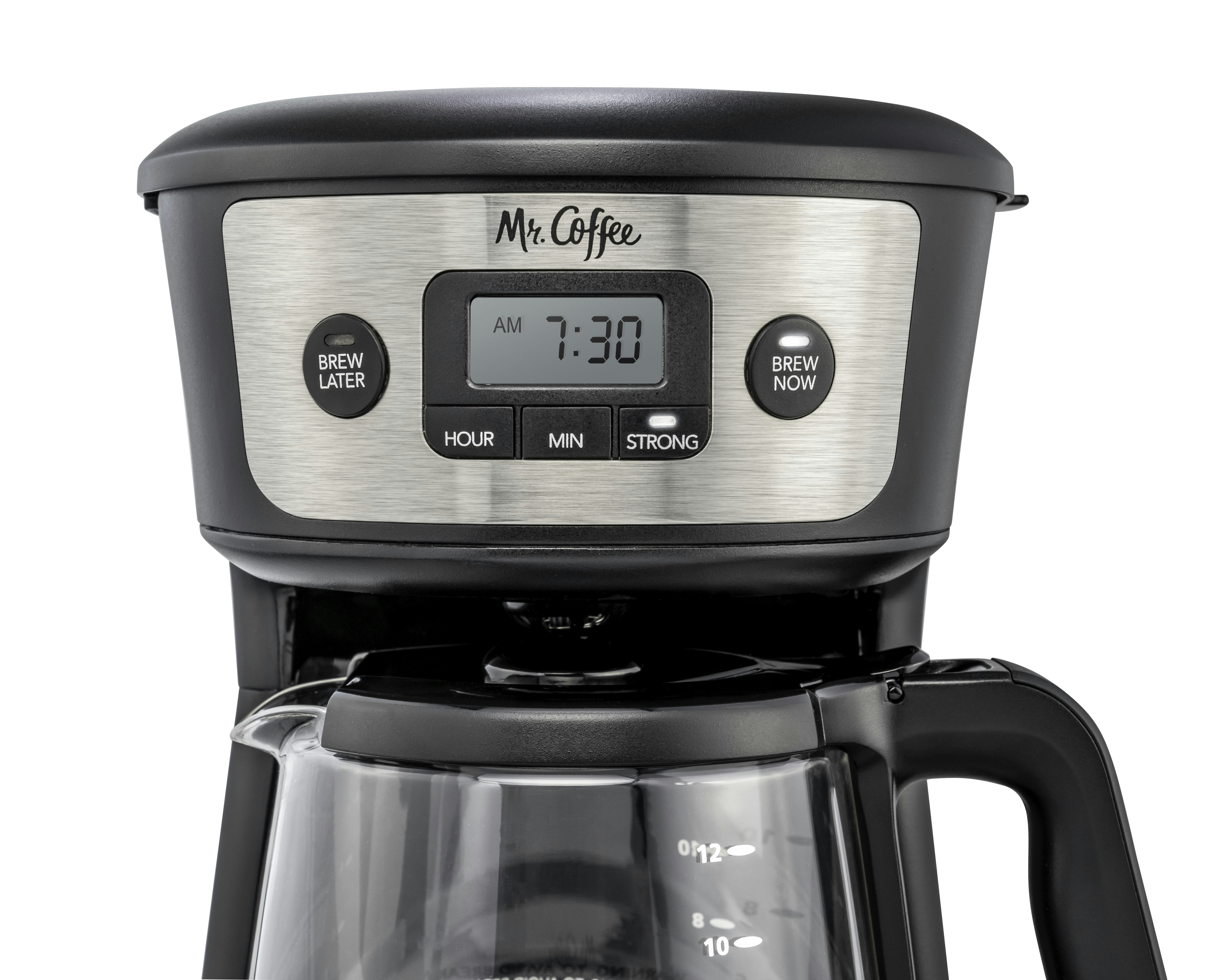 12 Cup Coffee Programmable Coffeemaker Mr Coffee Dishwashable