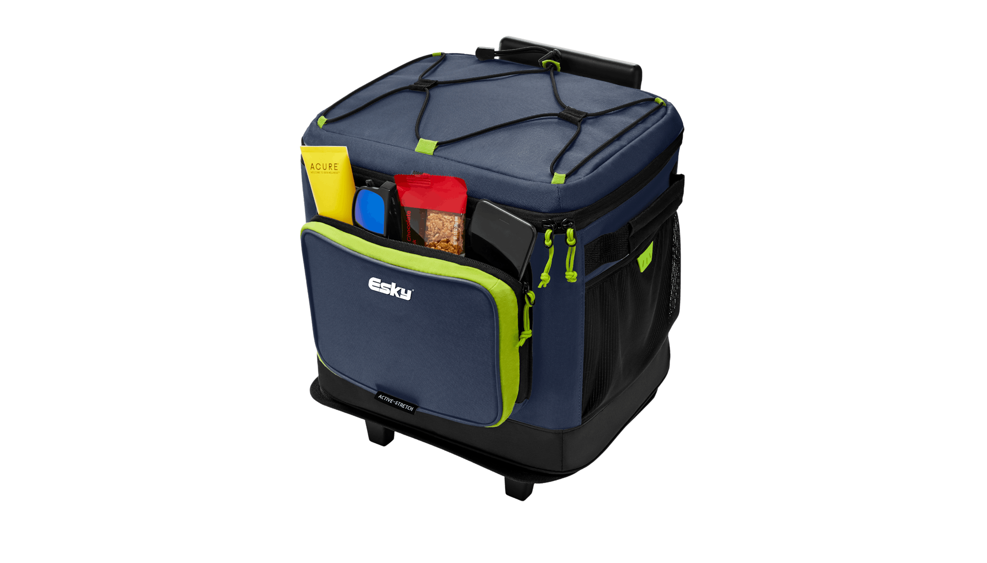 hakkacandyland　0527 Coleman XPAND 42 cans Soft Sided Cooler with Wheels, Spider Mum