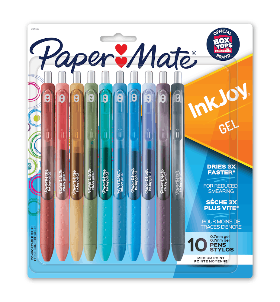 Ubuy Paper Mate Inkjoy Gel Pens 22 Pack Colors Paper Mate InkJoy