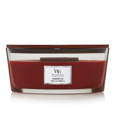 woodwick cinnamon chai ellipse candle