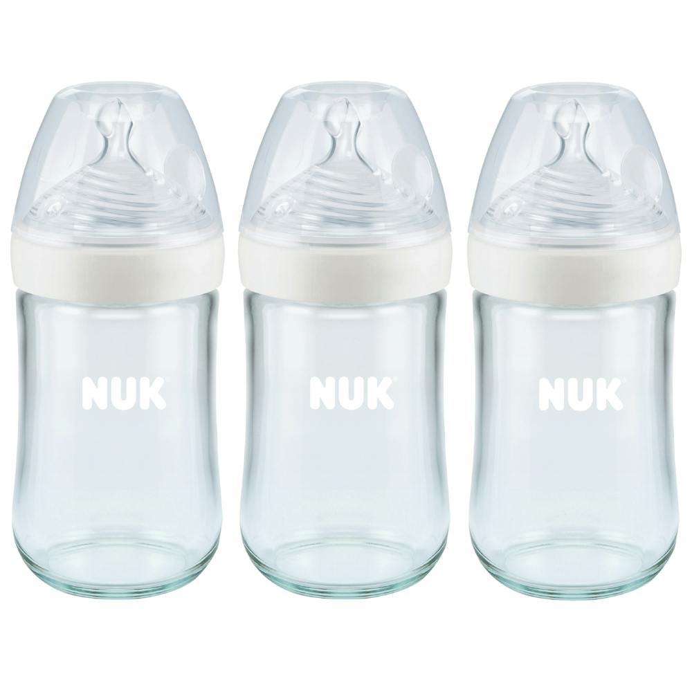 NUK® Simply Natural® Glass Bottle, oz NUK