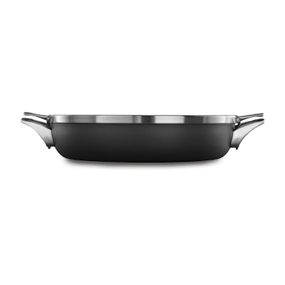 Premier™ Space-Saving Hard-Anodized Nonstick 12-Inch Everyday Pan with Lid