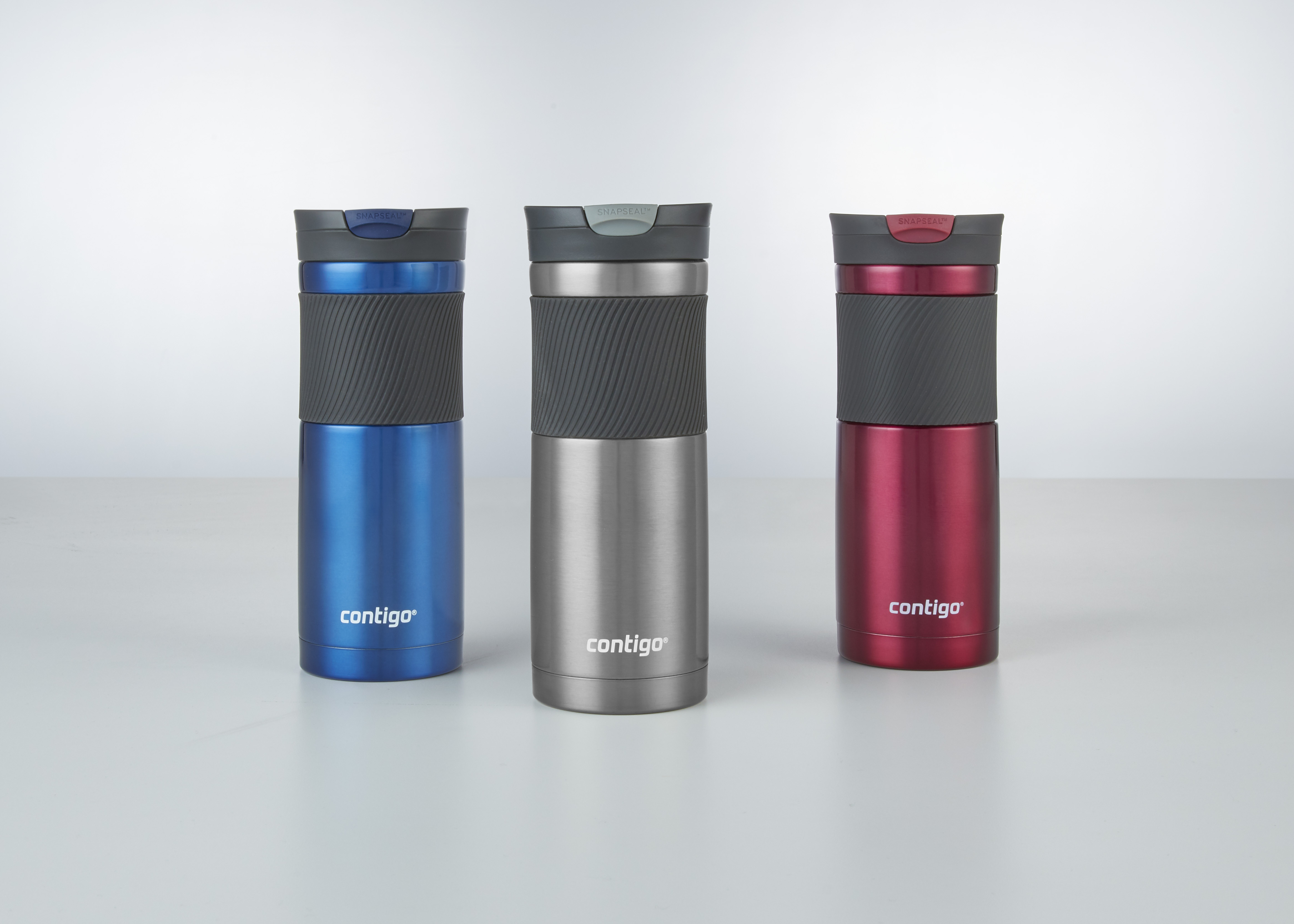 Snapseal™ Byron, 20oz, Vivacious Stainless Steel Travel Mug 3pk  