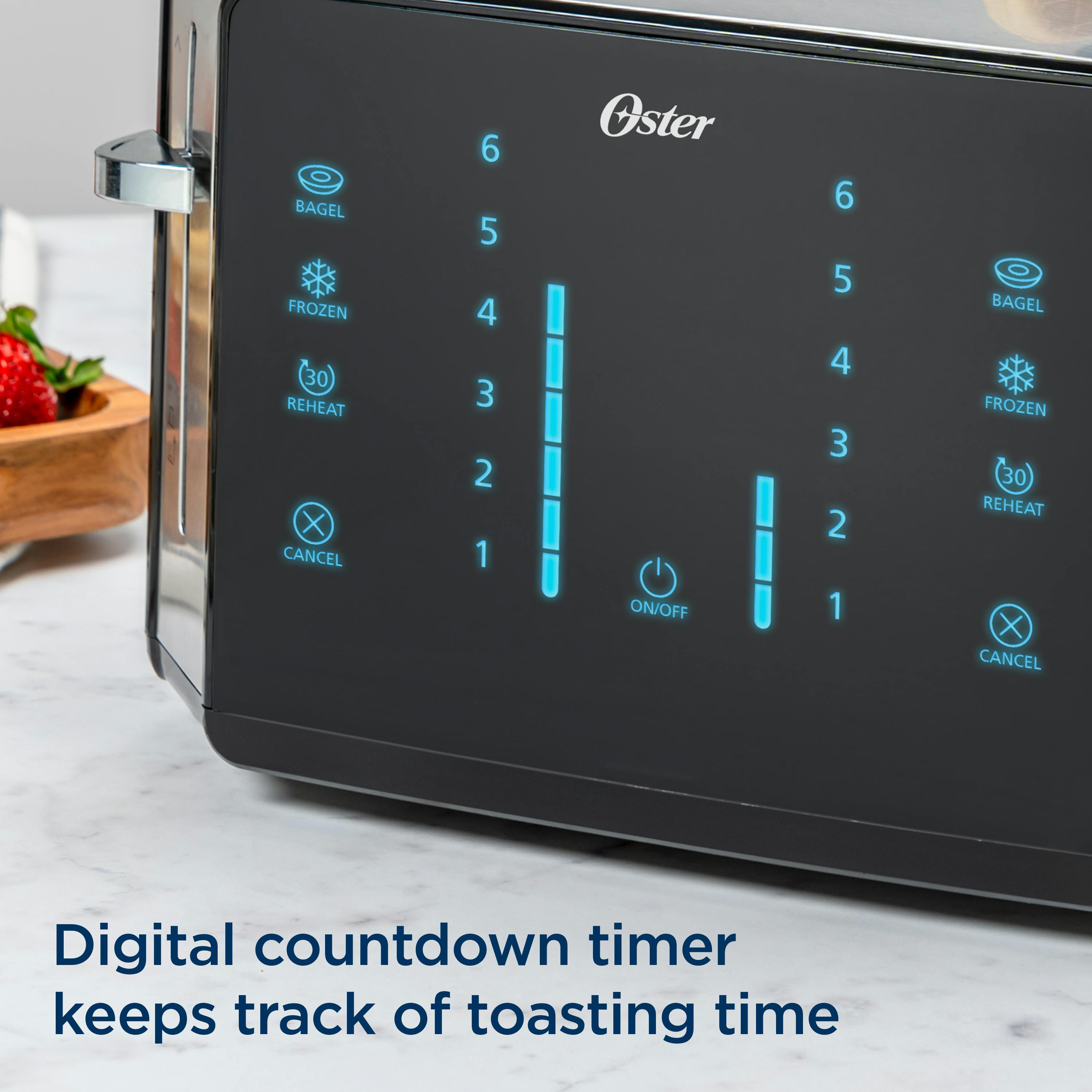 Toaster With Led Display