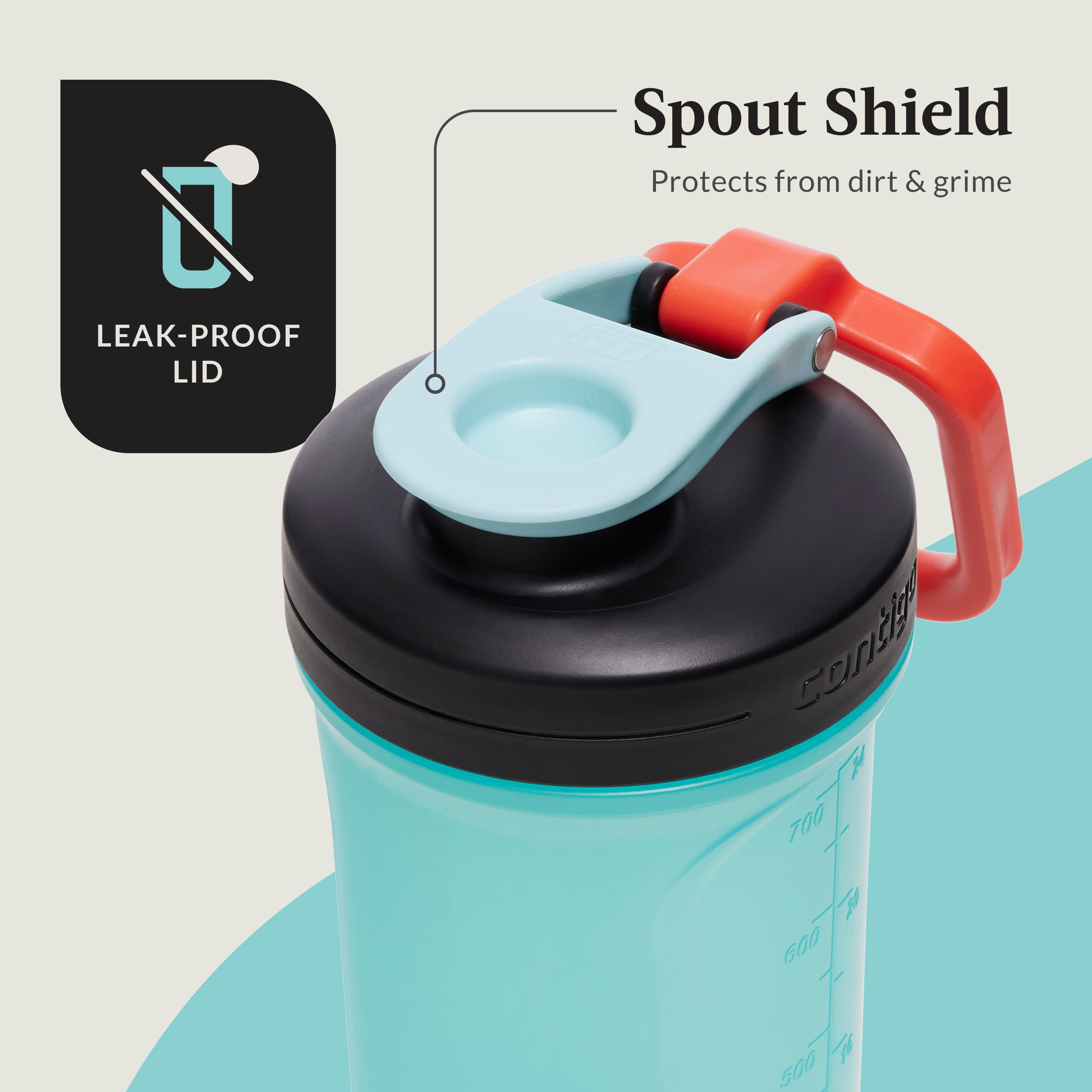保存容器・ケース Contigo Shake & Go Plastic Tumblers Contigo® AUTOCLOSE® Shake & Go® 20oz, Tumbler, Glacier | Contigo 保存容器・ケース