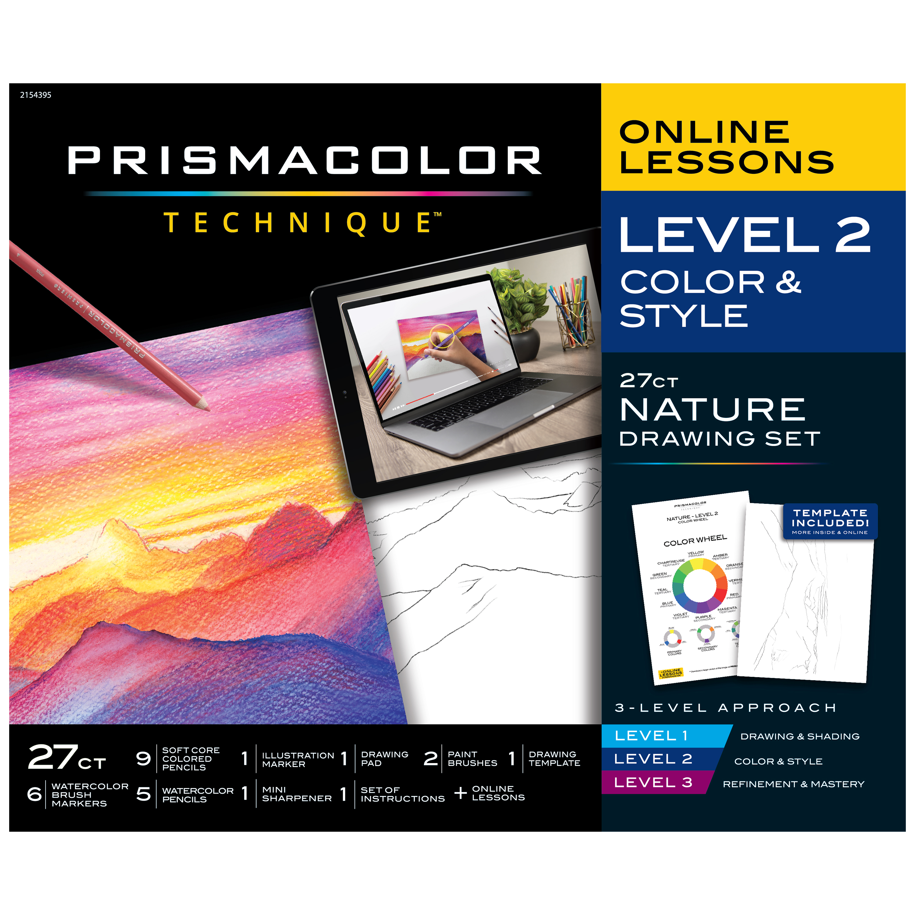 PrismaColor outlet Technique Level 1, 2, 3 Drawing Sets Plus Online Lessons