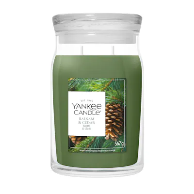 Balsam & Cedar Fireside Kerze