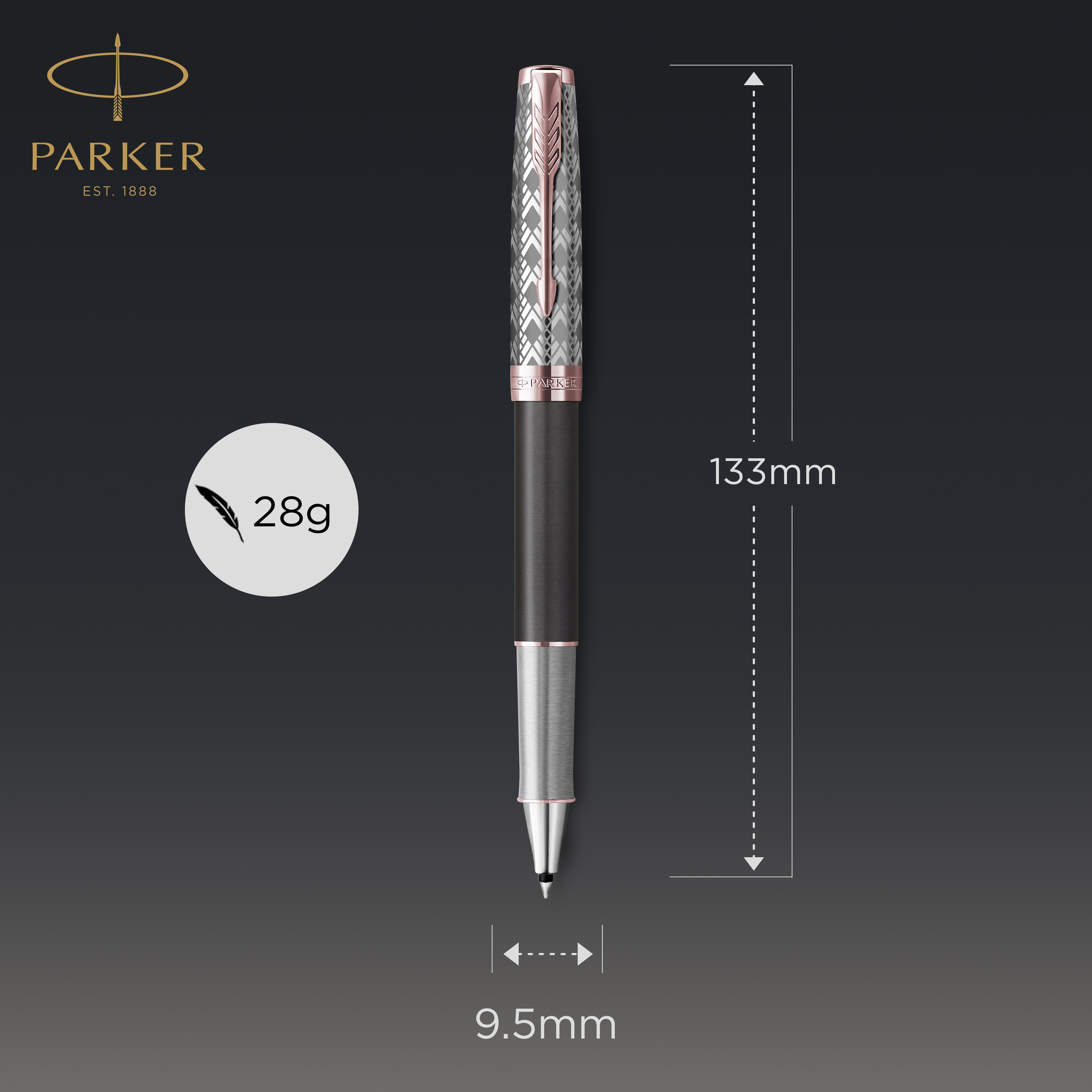 PARKER SONNET PREMIUM SILVER&BLACK ボールペン PARKER SONNET Premium SILVER&BLACK シズレ