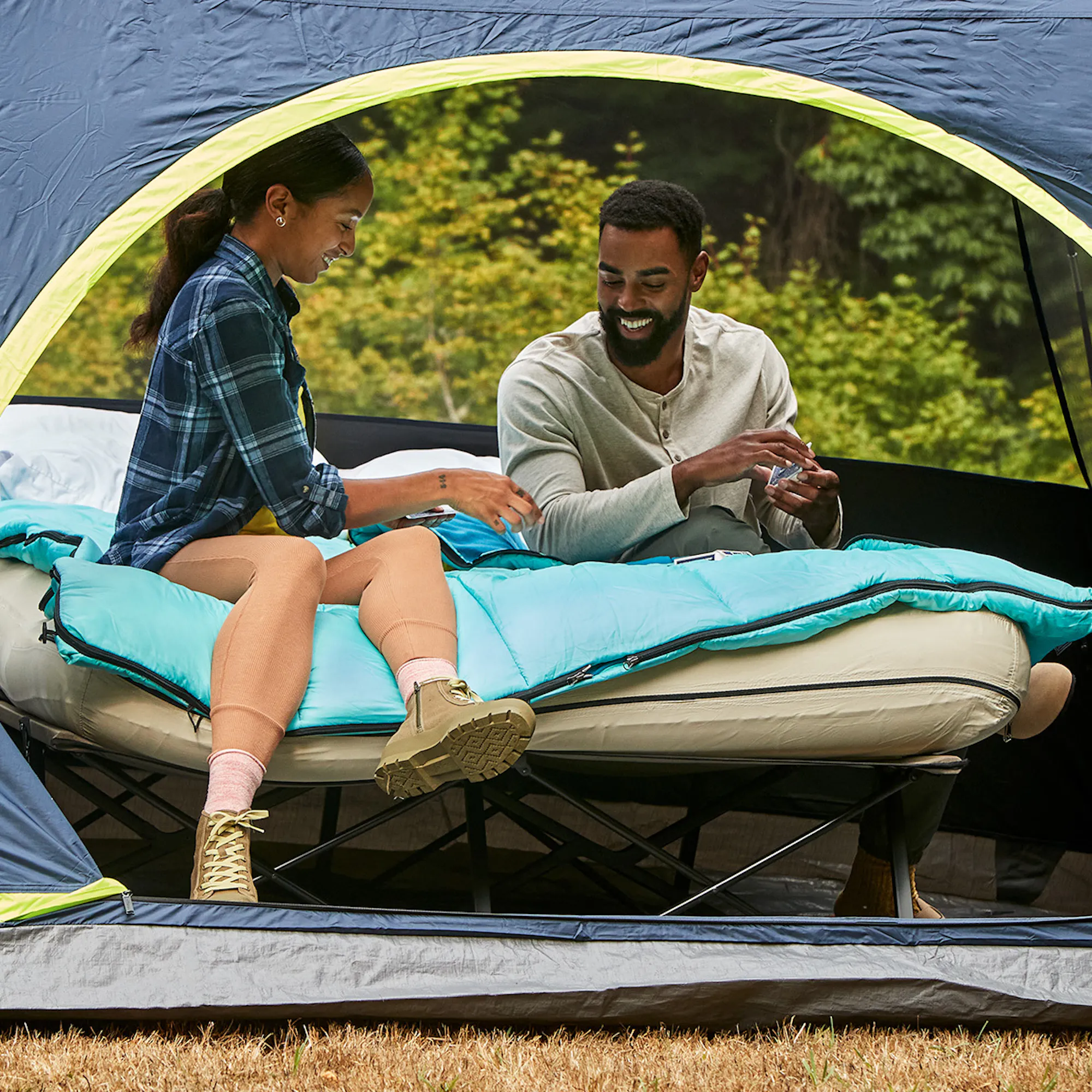 Coleman Flatlands Fleece -1°C Double Sleeping Bag | Coleman CA