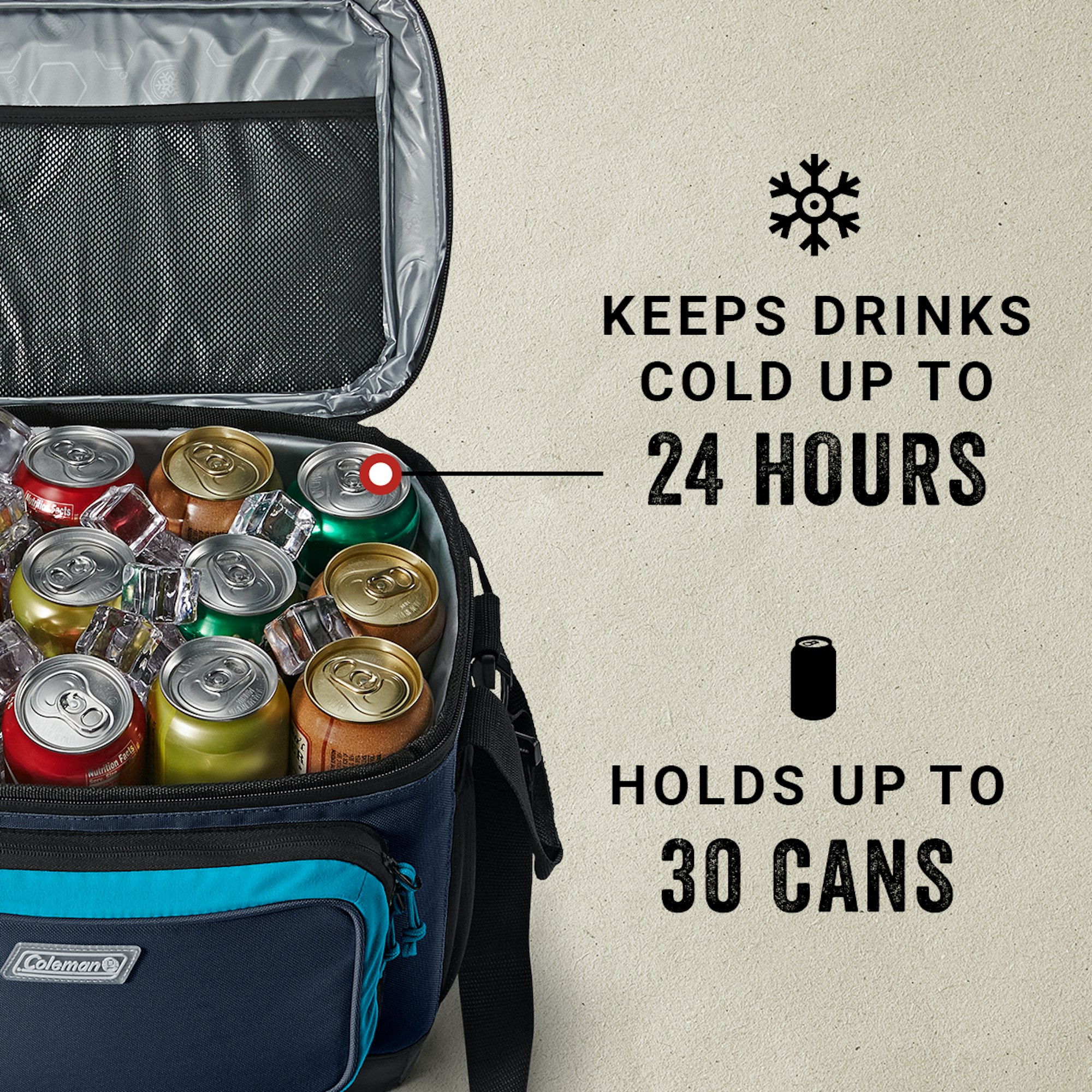 コールマン Coleman Blue Coleman Cooler Model 6277 – KG Novelties