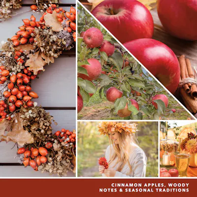 Autumn Wreath Candle