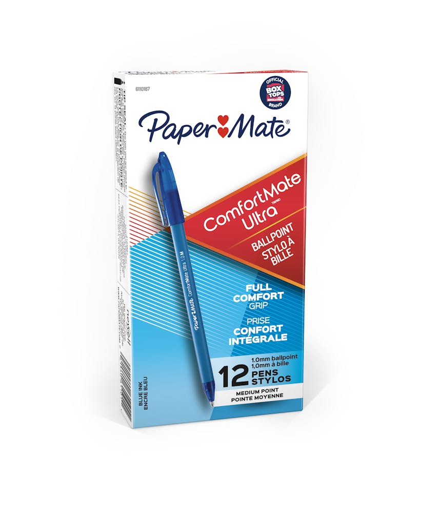 Paper Mate ComfortMate Ballpoint Pens, Medium Point (1.0mm) | Papermate