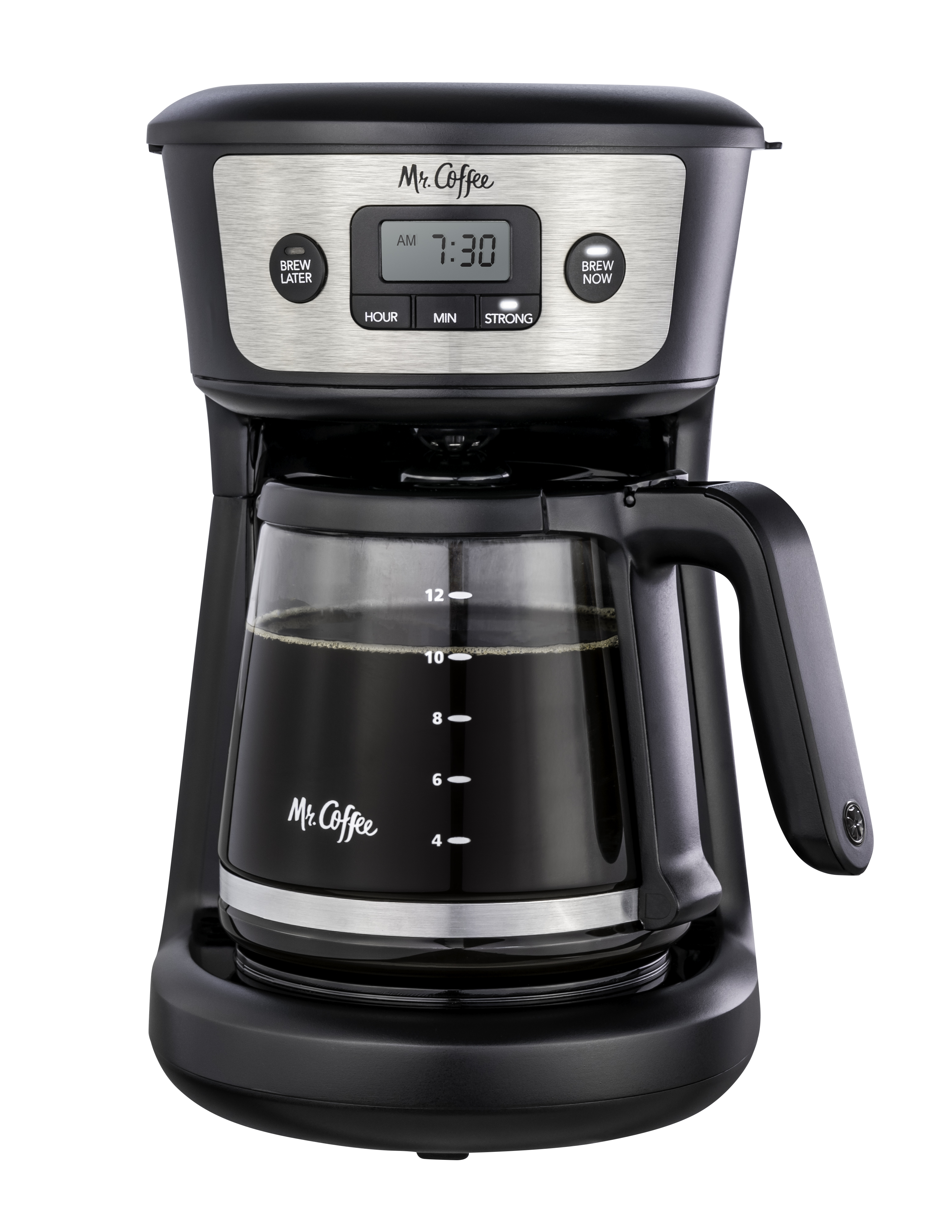 Mr. Coffee 12 Cup Programmable Coffeemaker with Strong Brew Selector Calphalon