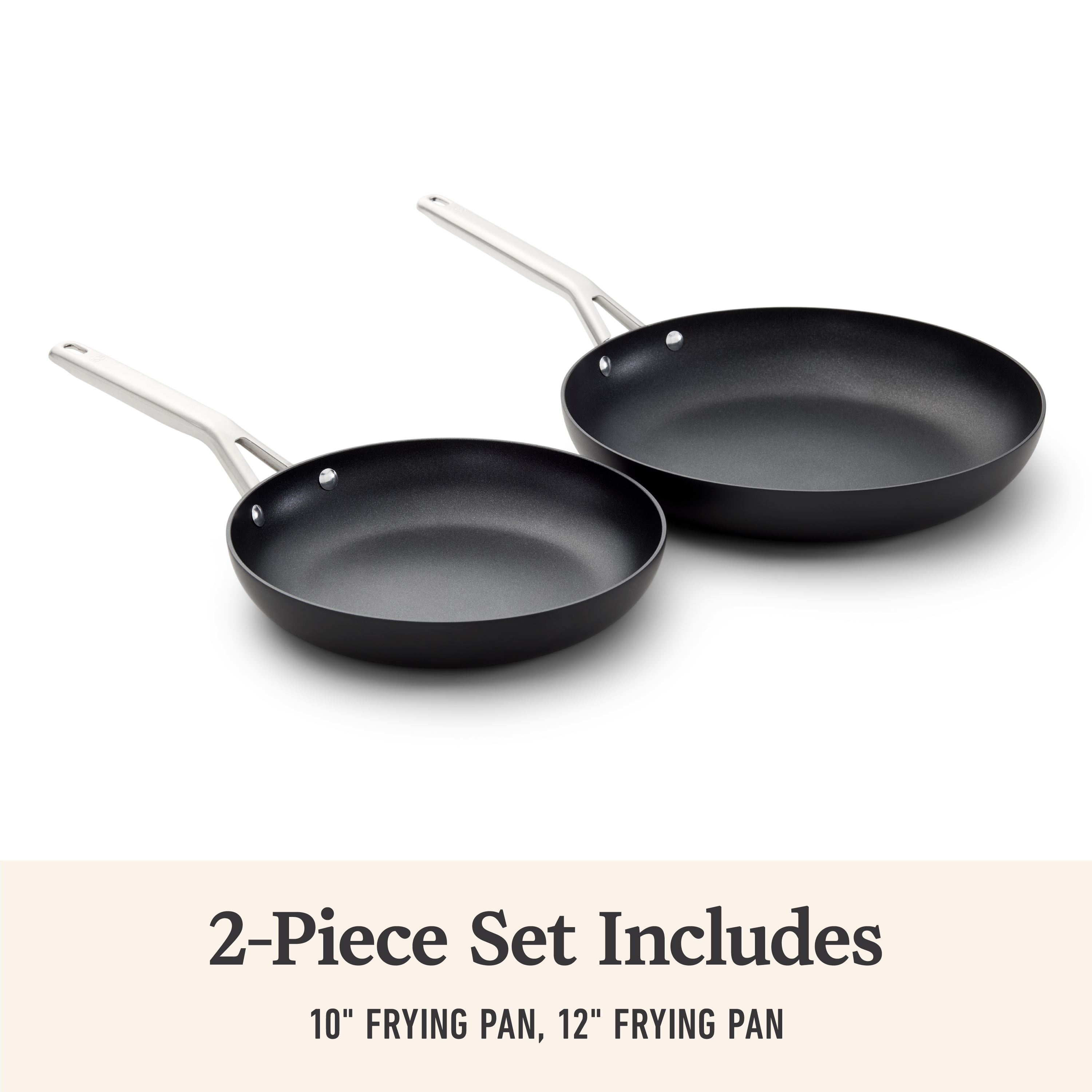 Calphalon Hard-Anodized Nonstick Frying Pan Set - Thumbnail 4