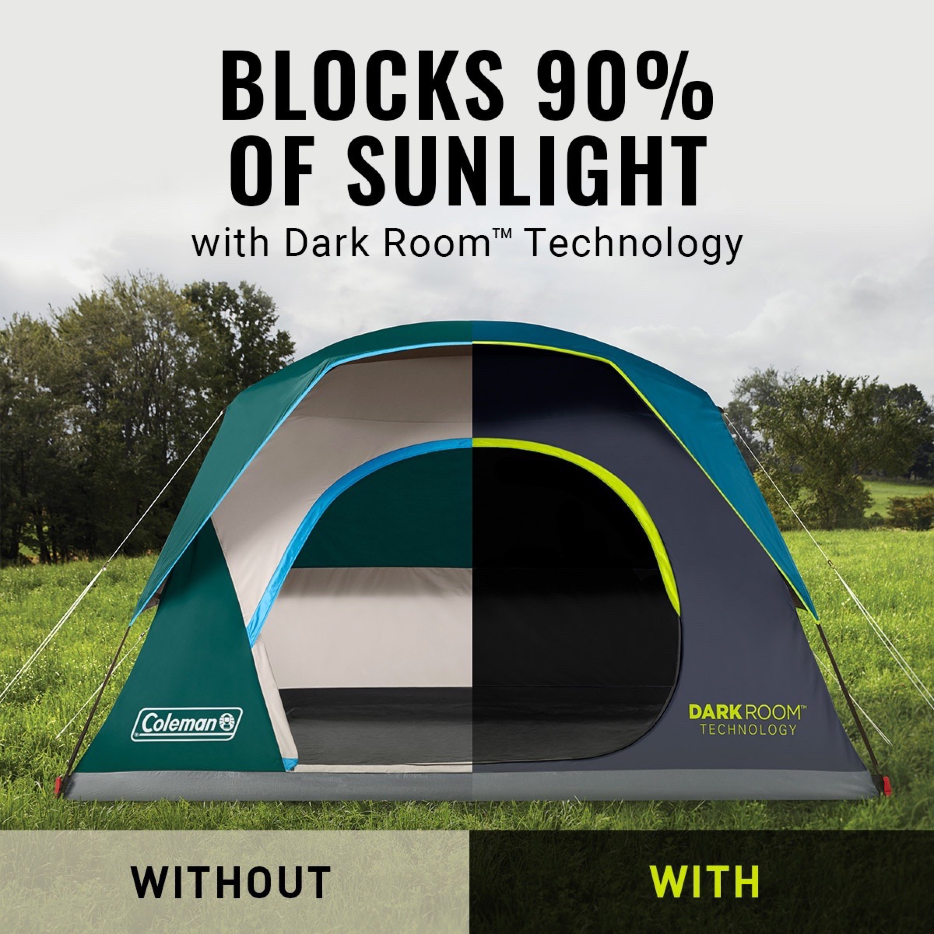 8-Person Dark Room™ Skydome™ Camping Tent | Coleman