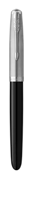 Stylo Plume Parker 51 Vintage - Corps Résine Noire, Capuchon Chromé - Occasion, Pièce De Collection