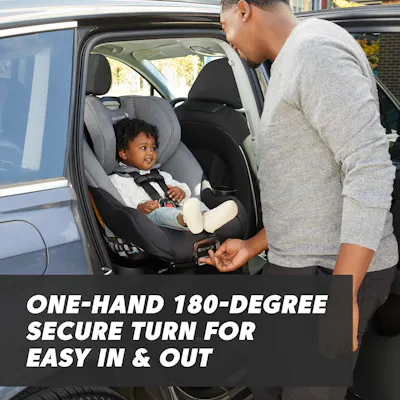 city turn&trade; rotating convertible car seat
