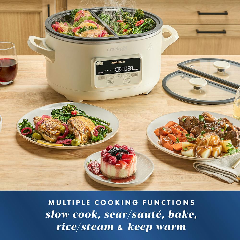 Crock-Pot® MultiMeal Multicooker and Programmable Slow Cooker with
