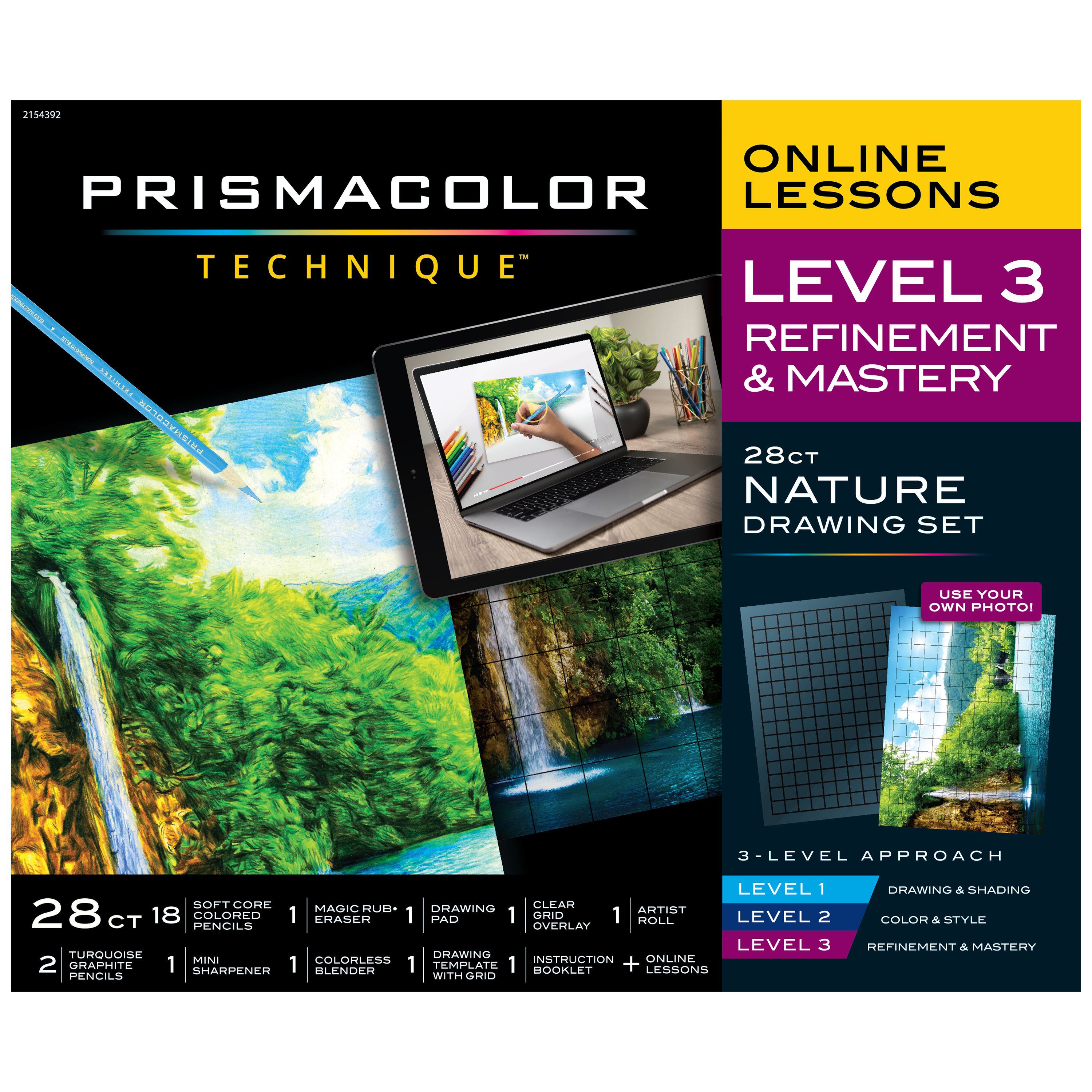 PrismaColor outlet Technique Level 1, 2, 3 Drawing Sets Plus Online Lessons