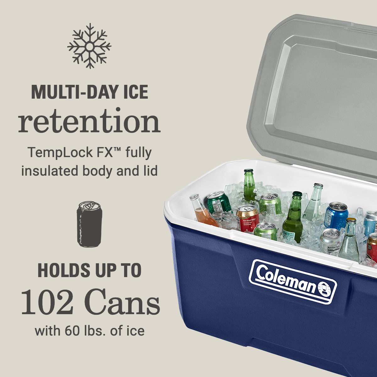 Coleman Classic Series Hard Cooler - Thumbnail 3